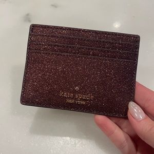 Kate Spade Nova Glitter Card Holder